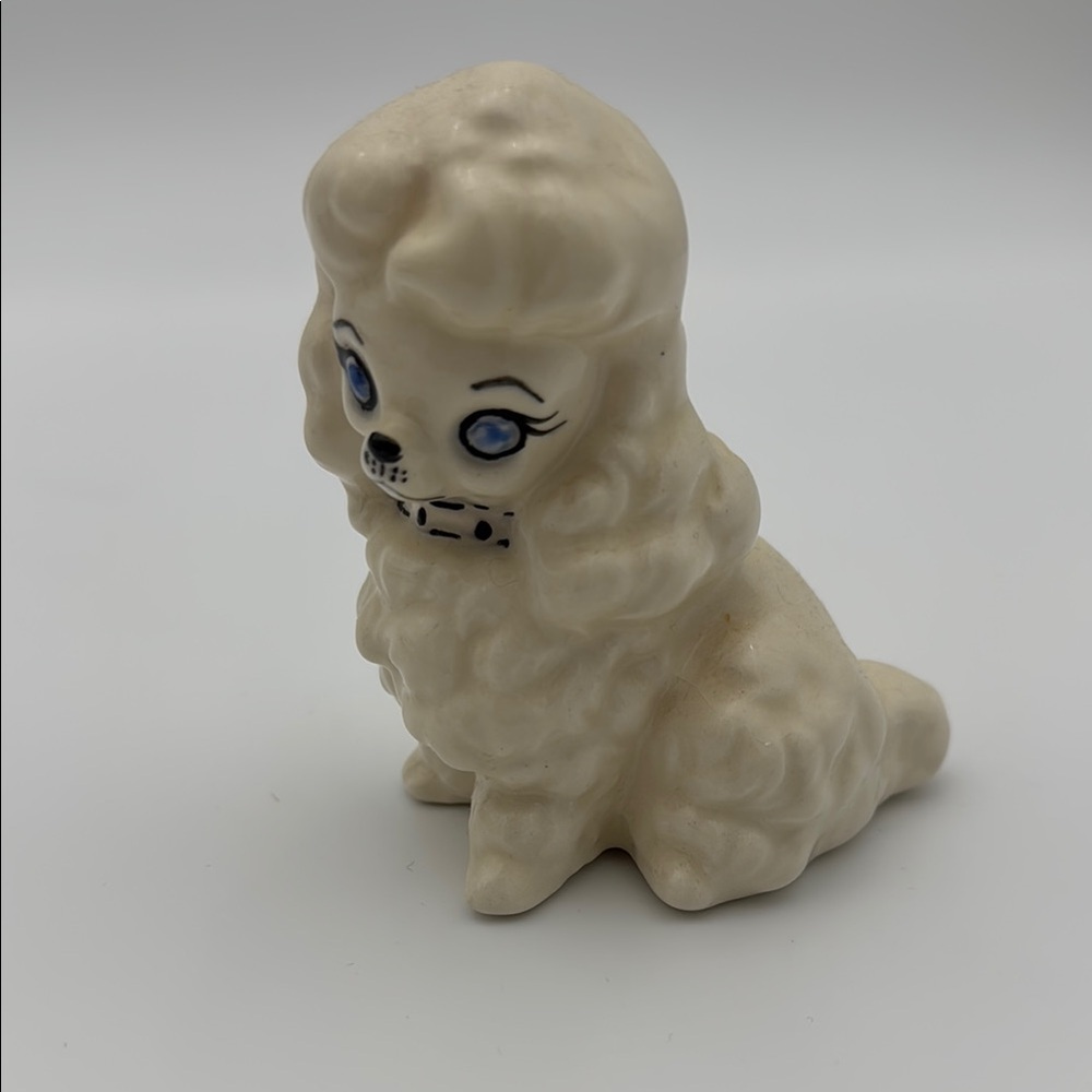 Vintage Ceramic Poodle Figurine